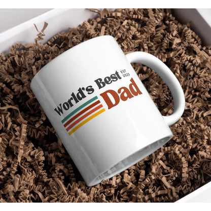 TO THE BEST DAD EST 2025 MUG - GIFT FROM DAUGHTER - HLT00