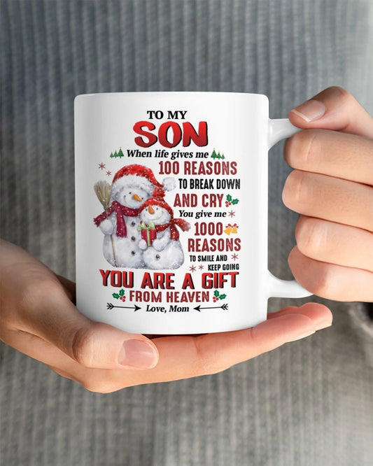 TO SON MUG 03 - GIFT FROM MOM - HLT00