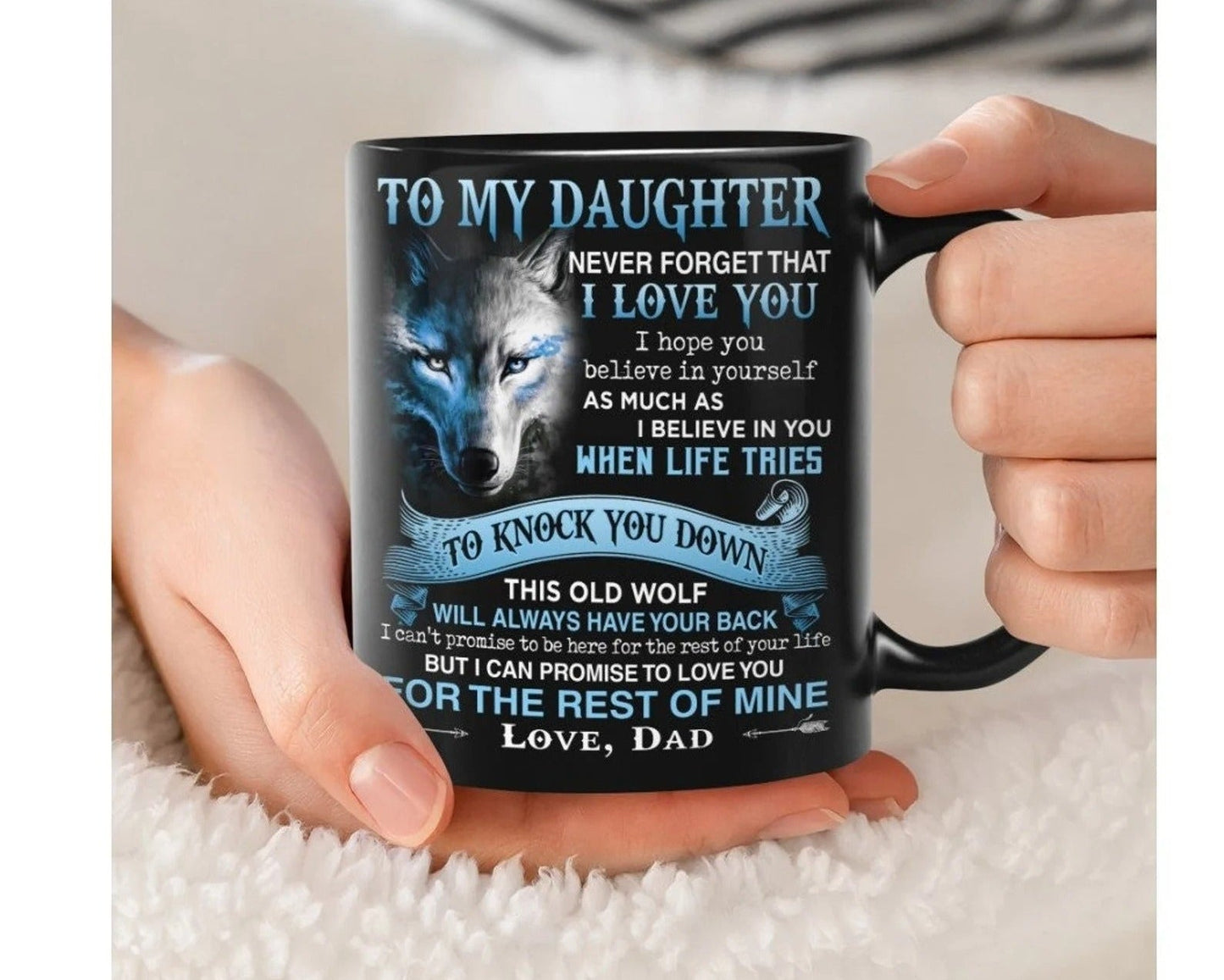 TO DAUGHTER MUG 02 - GIFT FROM DAD - HLT00