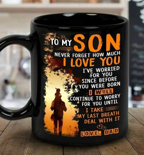 TO MY SON MUG 02 - GIFT FROM DAD - HLT00