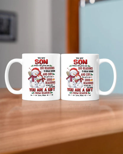 TO SON MUG 03 - GIFT FROM MOM - HLT00