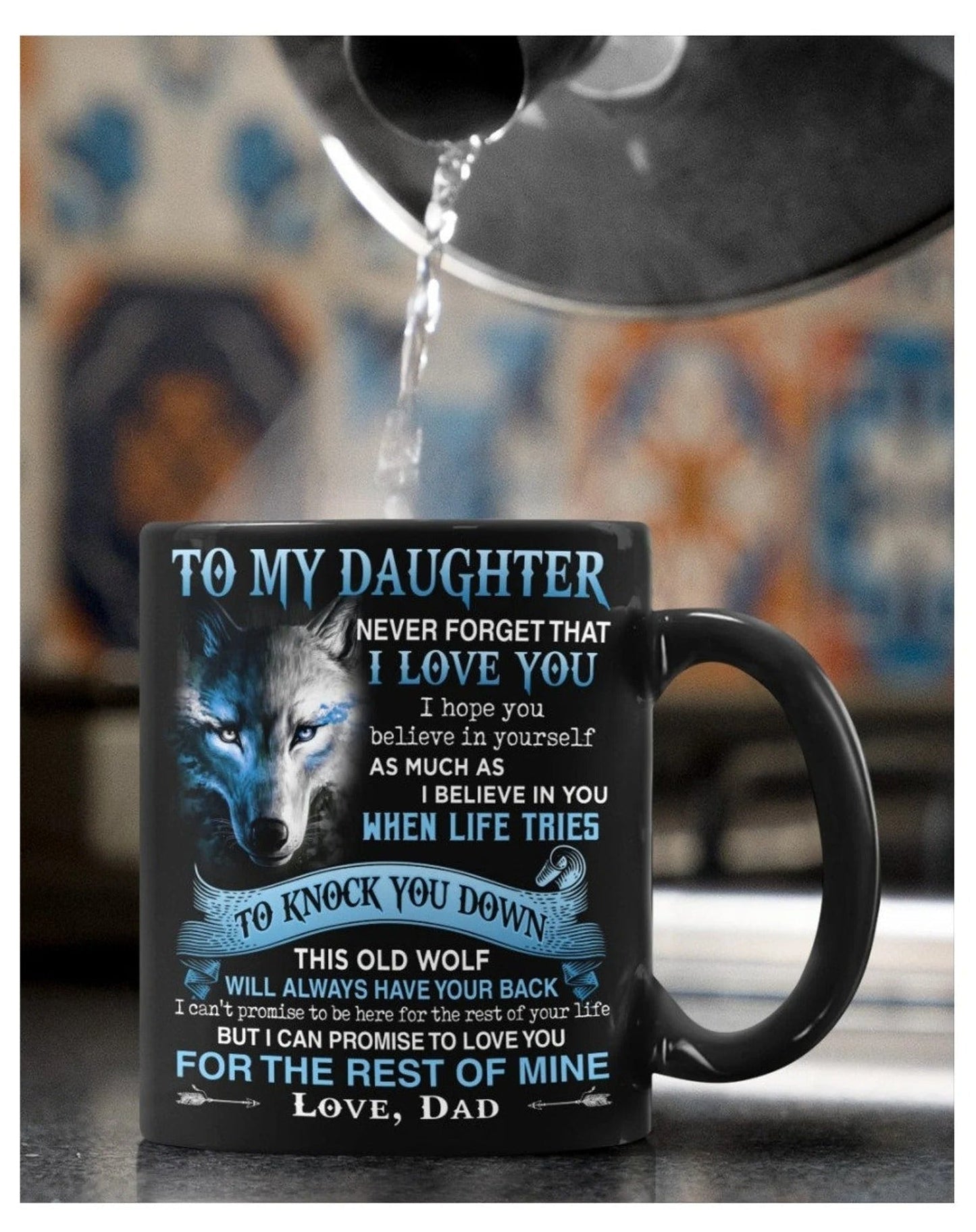 TO DAUGHTER MUG 02 - GIFT FROM DAD - HLT00