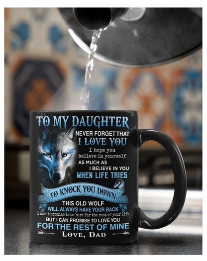 TO DAUGHTER MUG 02 - GIFT FROM DAD - HLT00