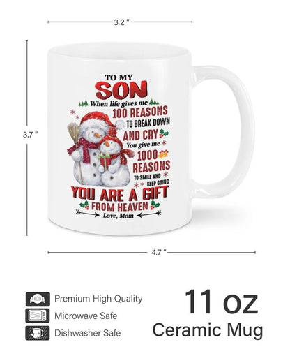 TO SON MUG 03 - GIFT FROM MOM - HLT00