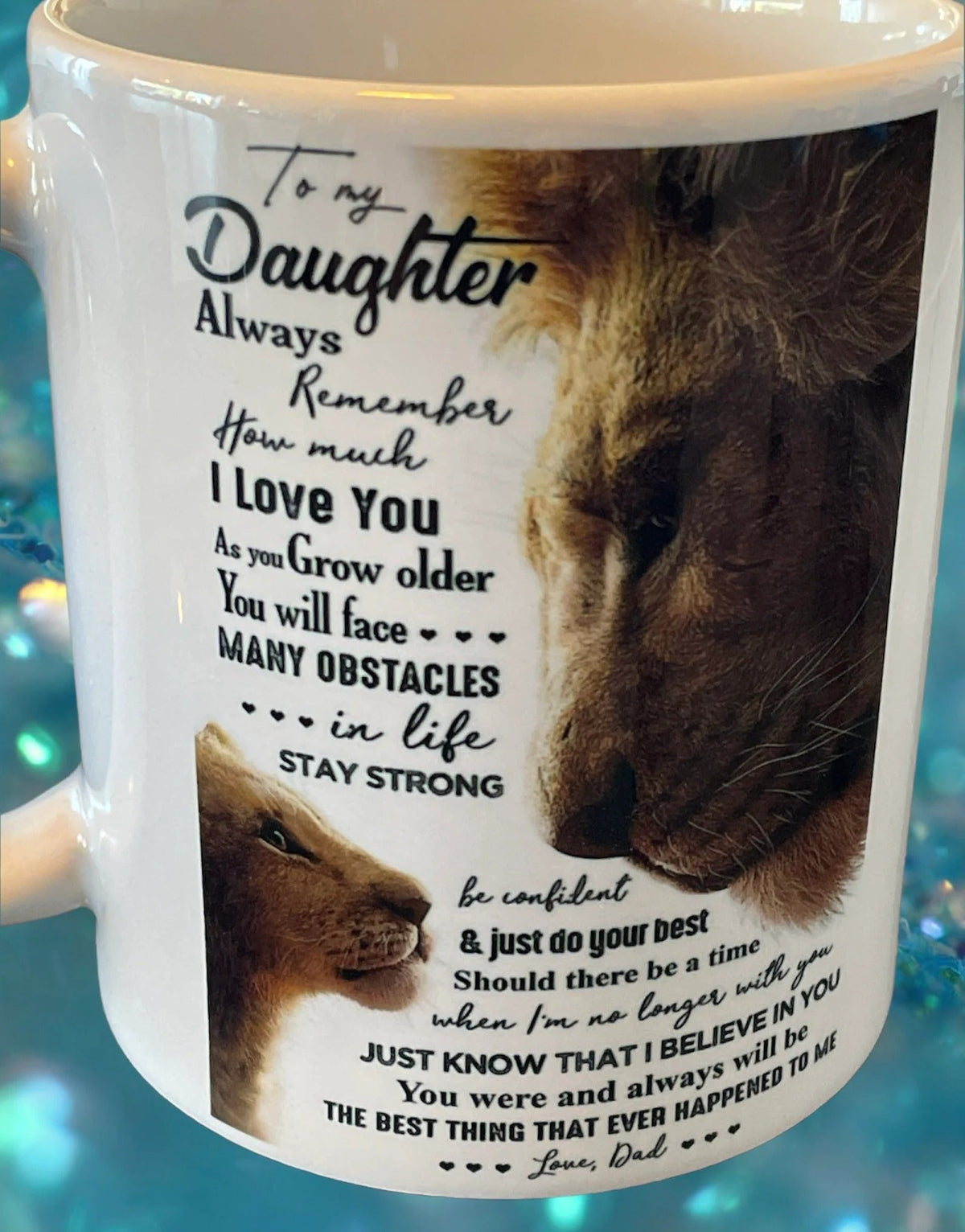 TO DAUGHTER MUG 00- GIFT FROM DAD - HLT00