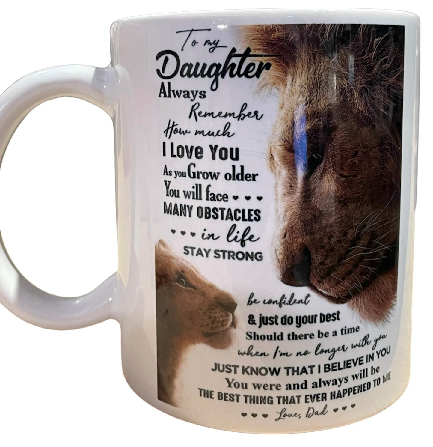 TO DAUGHTER MUG 00- GIFT FROM DAD - HLT00