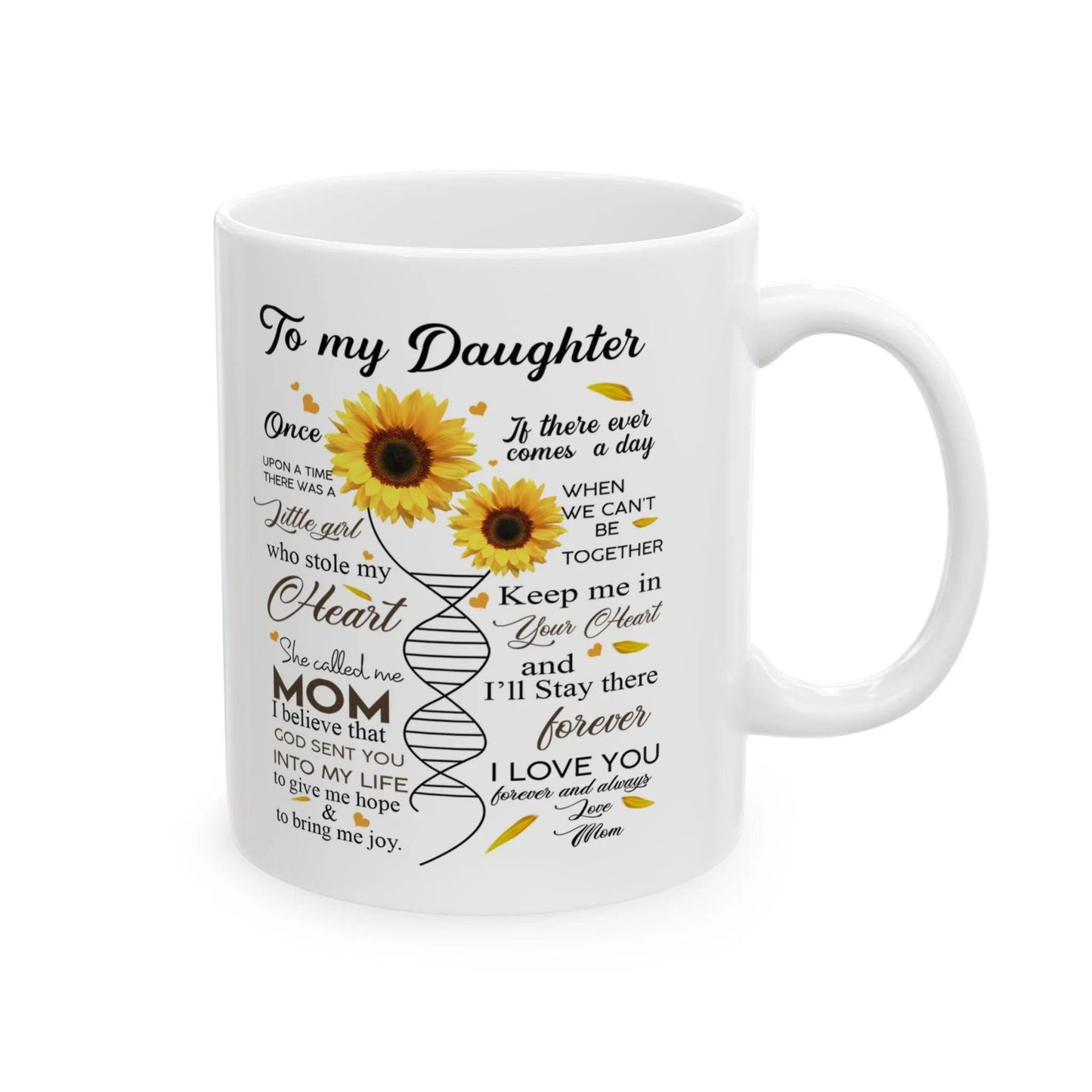 TO DAUGHTER MUG 05 - GIFT FROM MOM - HLT00