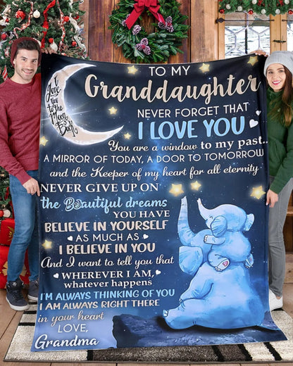 BLANKET FOR GRANDDAUGHTER – COMFORT & WARMTH GIFT FROM GRANDMA  Sherpa Fleece Quilt Blanket kien00 (SKU-CHAU-B20)