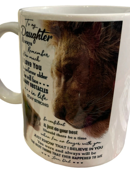 TO DAUGHTER MUG 00- GIFT FROM DAD - HLT00