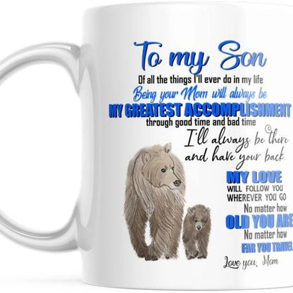 TO SON MUG 02 - GIFT FROM MOM - HLT00