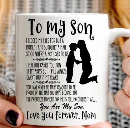 TO SON MUG 01 - GIFT FROM MOM - HLT00