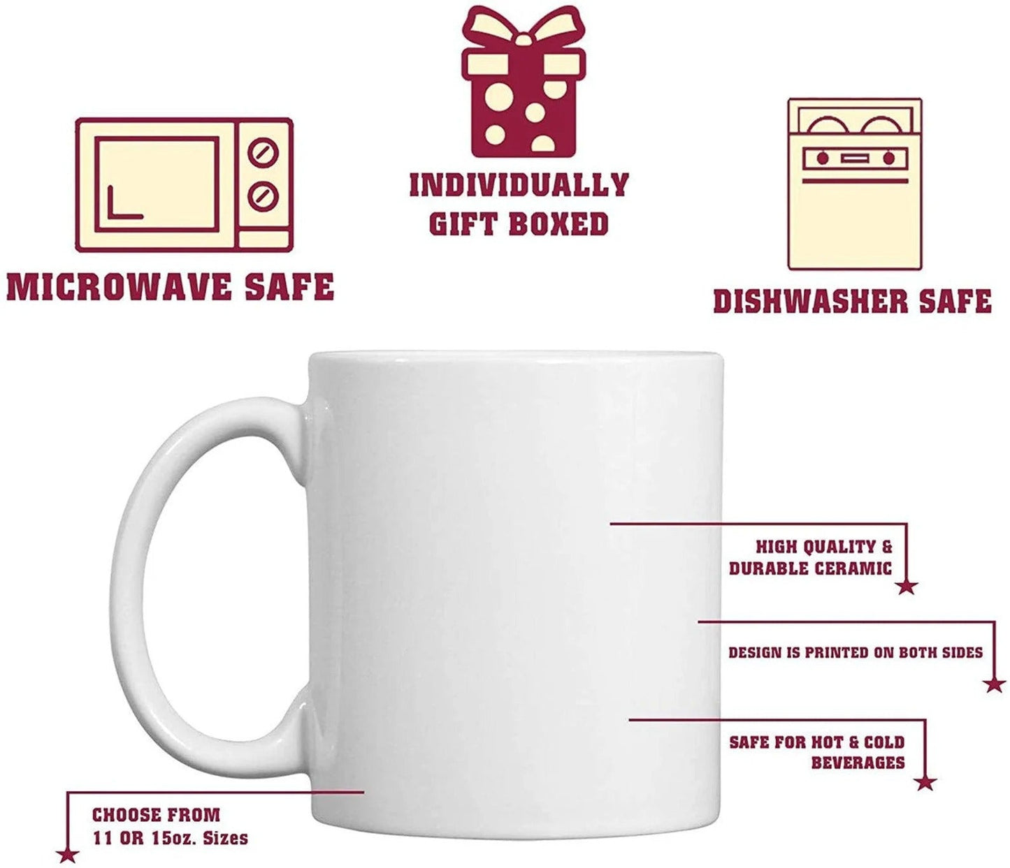 TO DAUGHTER MUG 01- GIFT FROM MOM - HLT00