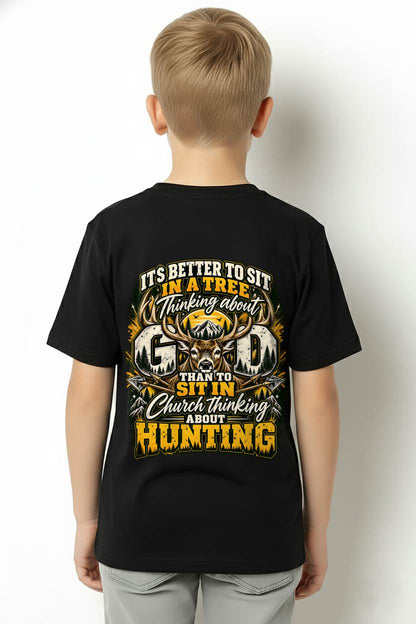 HUNTING IN THE WILD, THINKING OF GOD - SHIRT FOR MEN - HLT00 (SKU2609-99)