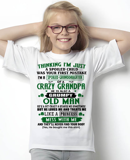 SPOILED GRANDDAUGHTER - GIFT FROM GRANDPA - kien00 (SKU2602-118-00)
