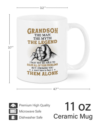 TO GRANDSON MUG 03 - GIFT FROM GRANDMA - HLT00