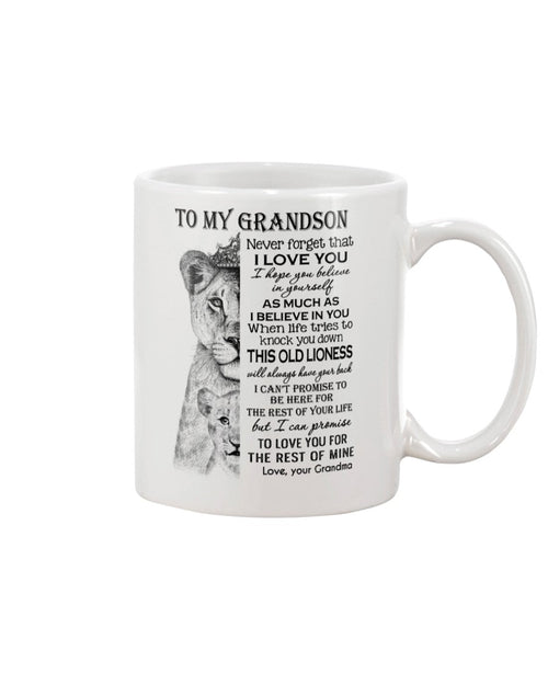 TO GRANDSON MUG 04 - GIFT FROM GRANDMA - HLT00