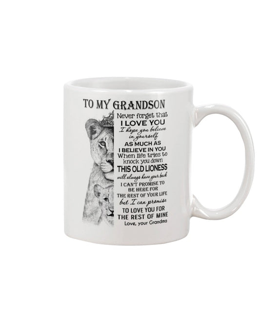 TO GRANDSON MUG 04 - GIFT FROM GRANDMA - HLT00
