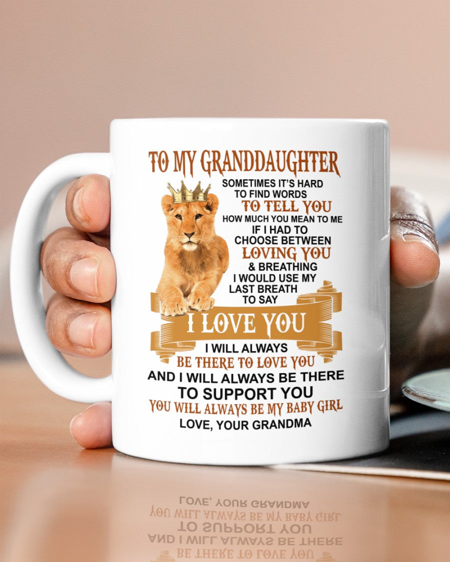 TO GRANDDAUGHTER MUG 01 - GIFT FROM GRANDMA - HLT00