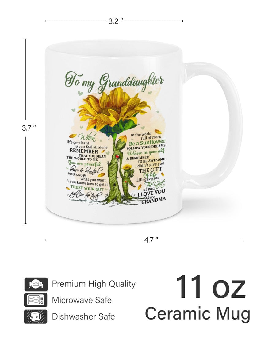 TO GRANDDAUGHTER MUG 02 - GIFT FROM GRANDMA - kien00