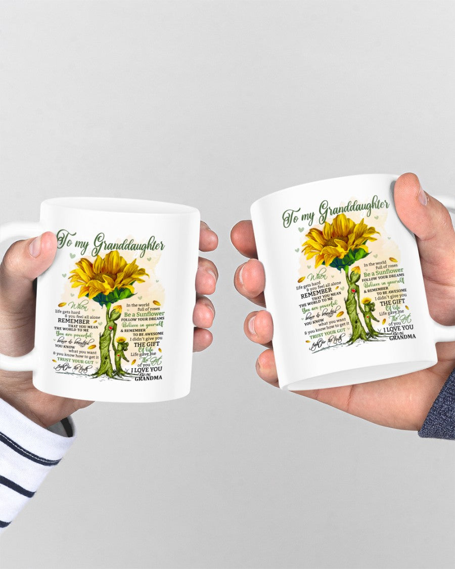 TO GRANDDAUGHTER MUG 02 - GIFT FROM GRANDMA - kien00