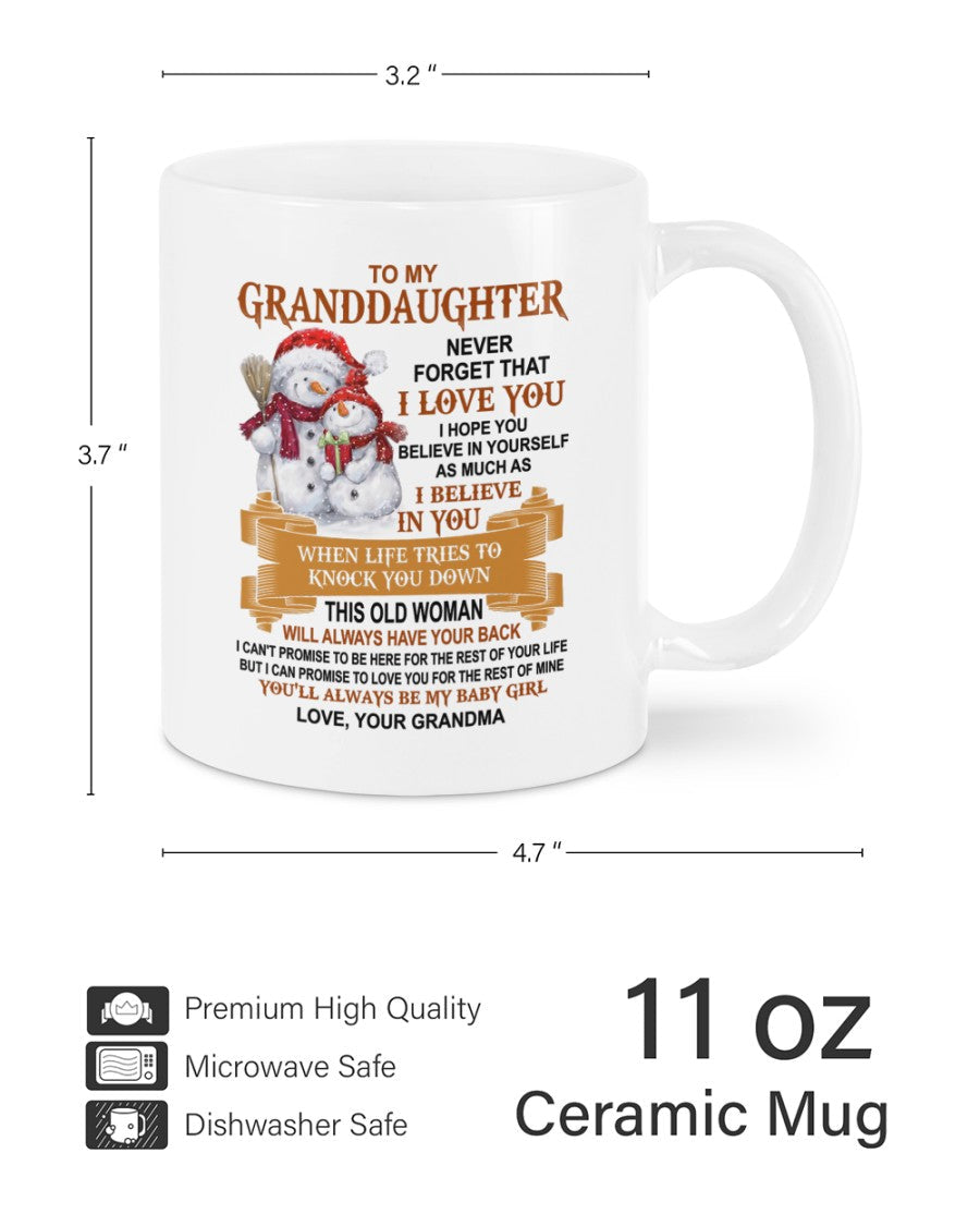 TO GRANDDAUGHTER MUG 03 - GIFT FROM GRANDMA - HLT00 (SKUG12-285)