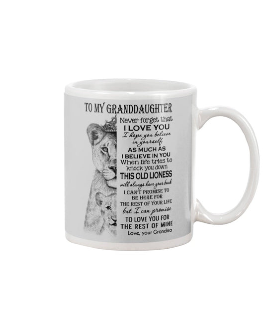 TO GRANDDAUGHTER MUG 04 - GIFT FROM GRANDMA - HLT00