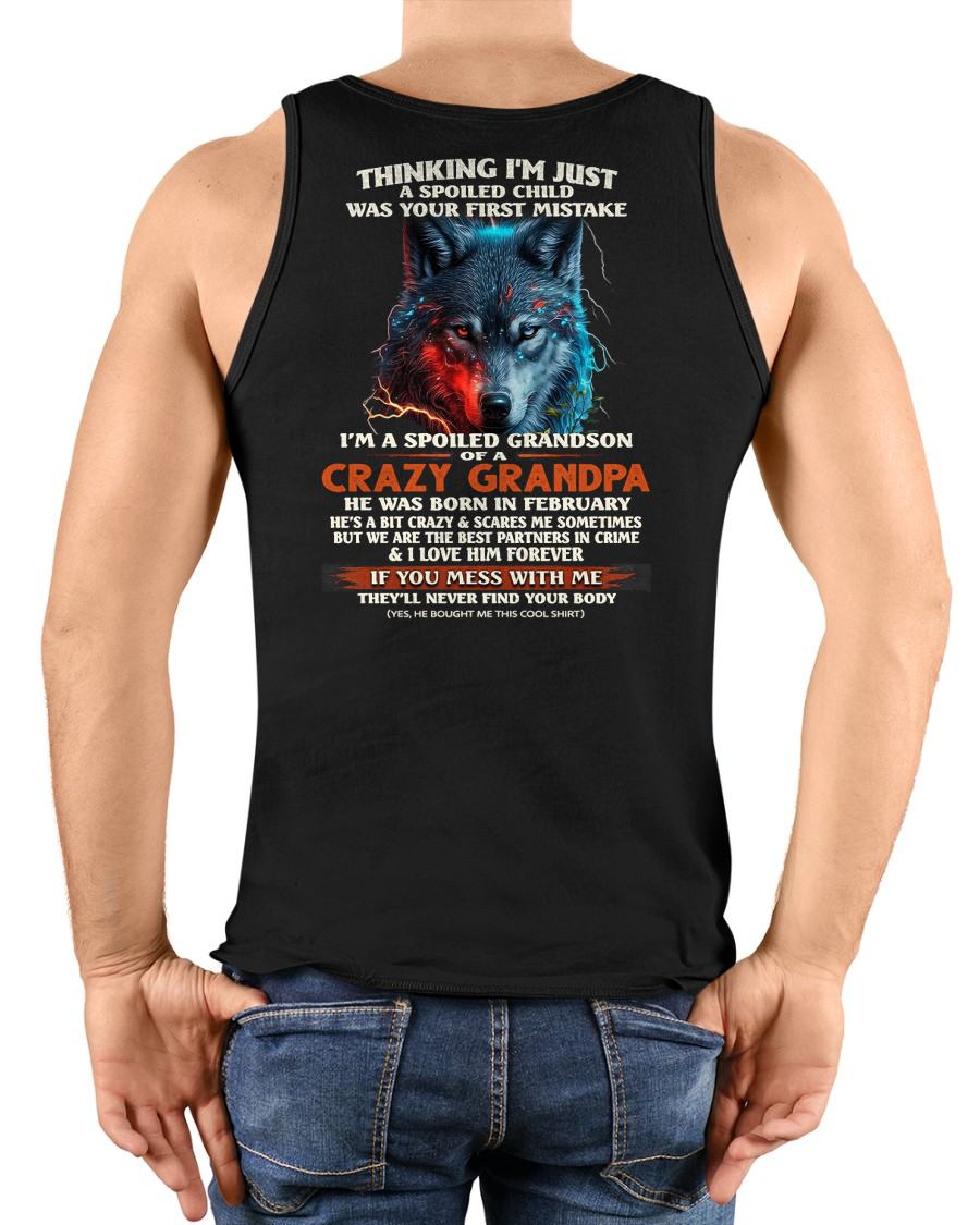 FEBRUARY - SPOILED GRANDSON - GIFT FROM GRANDPA - kien02 (SKU26T-01-43-02)