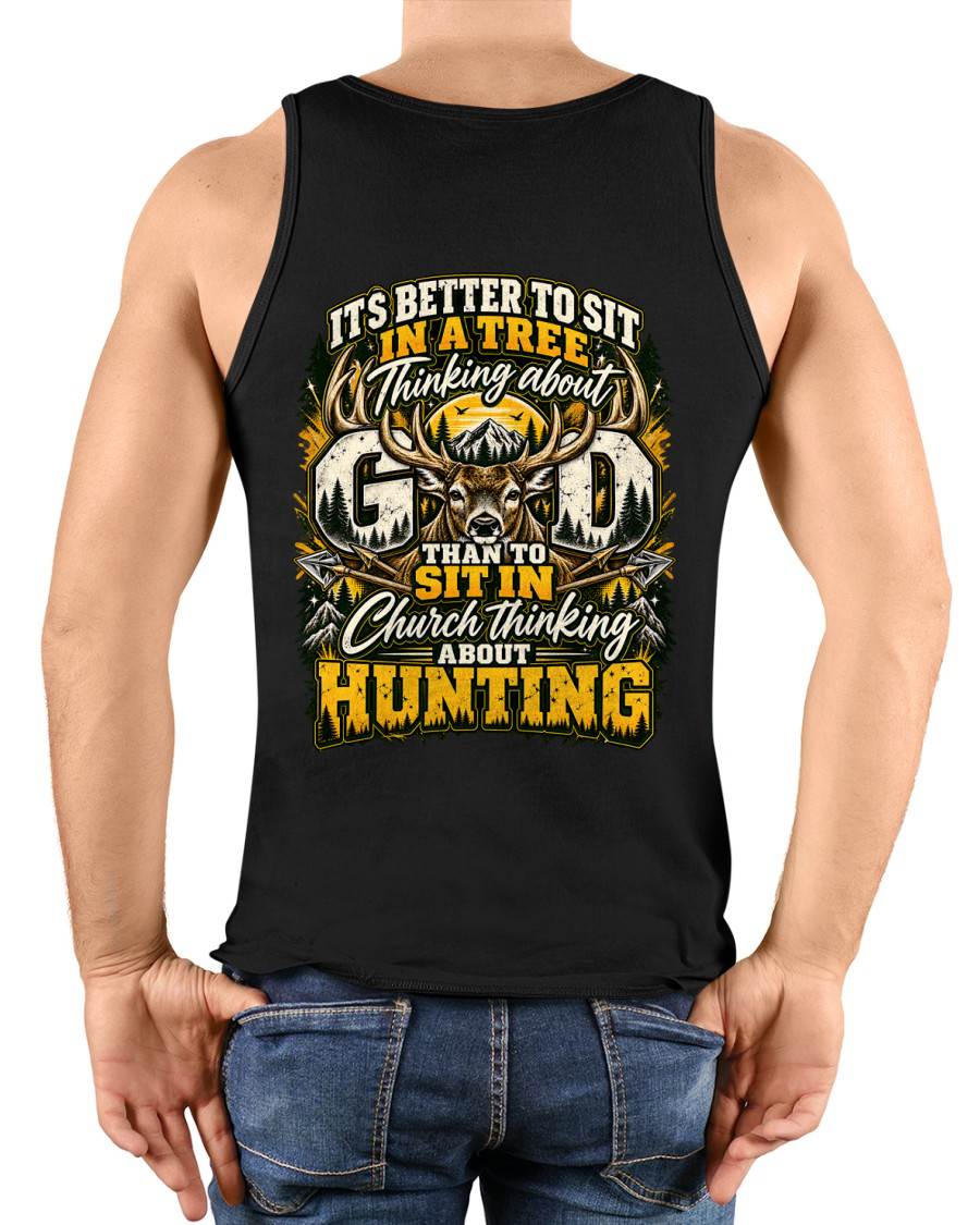 HUNTING IN THE WILD, THINKING OF GOD - SHIRT FOR MEN - HLT00 (SKU2609-99)