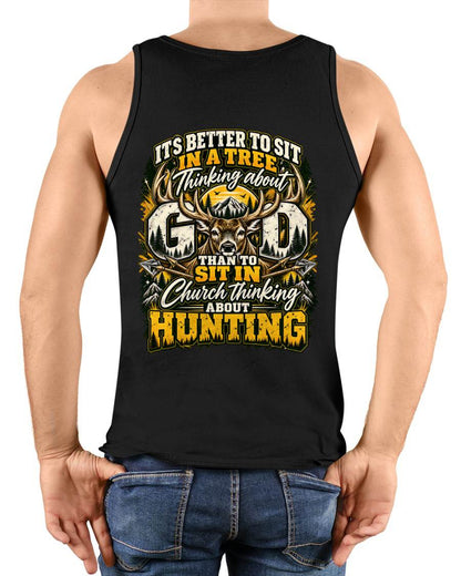 HUNTING IN THE WILD, THINKING OF GOD - SHIRT FOR MEN - HLT00 (SKU2609-99)