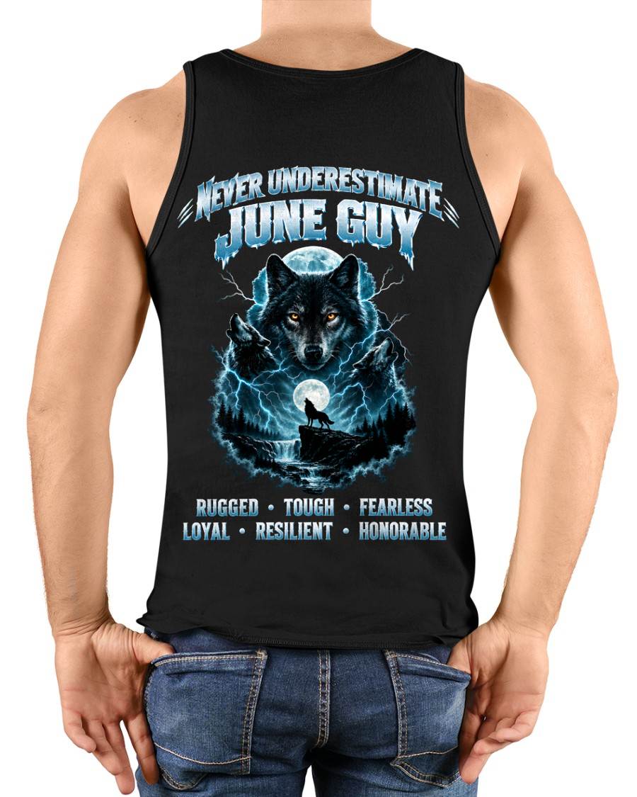 JUNE — NEVER UNDERESTIMATE THE WOLF WITHIN - SHIRT FOR MEN - HLT06 (SKU2609-123-06)