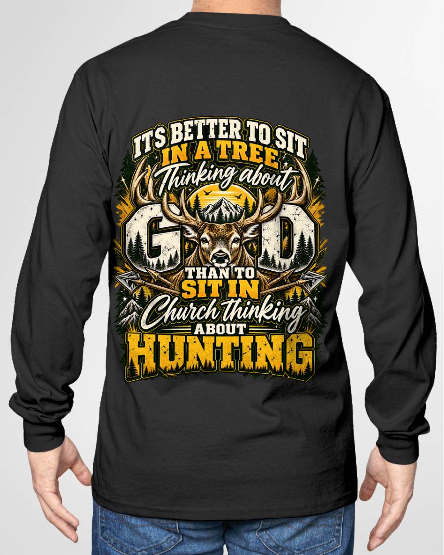HUNTING IN THE WILD, THINKING OF GOD - SHIRT FOR MEN - HLT00 (SKU2609-99)