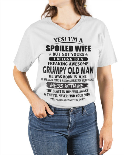 Grumpy Old Man June ��� Perfect gift for your wife From Husband ��� HLT06 (