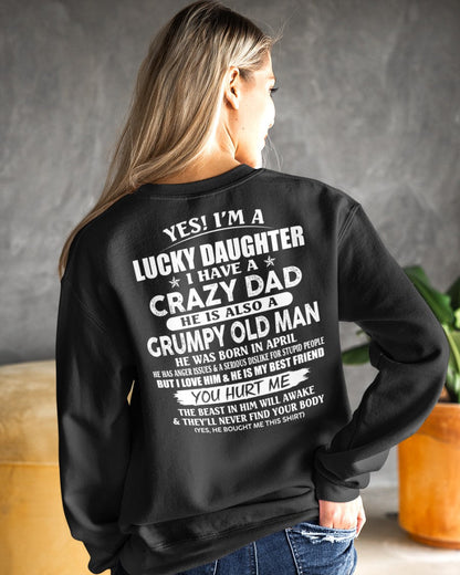 April - Awesome Grumpy Old Dad - Special gift for your daughter From Dad - HLT04 (SKU10-50-04)