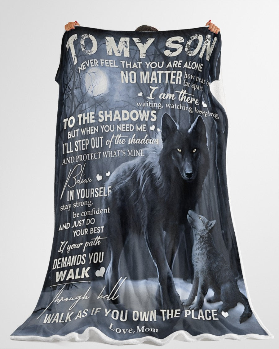 To My Son Blanket- From Mom-HLT00 (SKUB12-74)