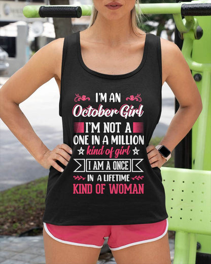 OCTOBER, ONE IN A LIFETIME KIND OF WOMAN - SHIRT FOR WOMEN - KIEN10 (SKU2602-58-10)