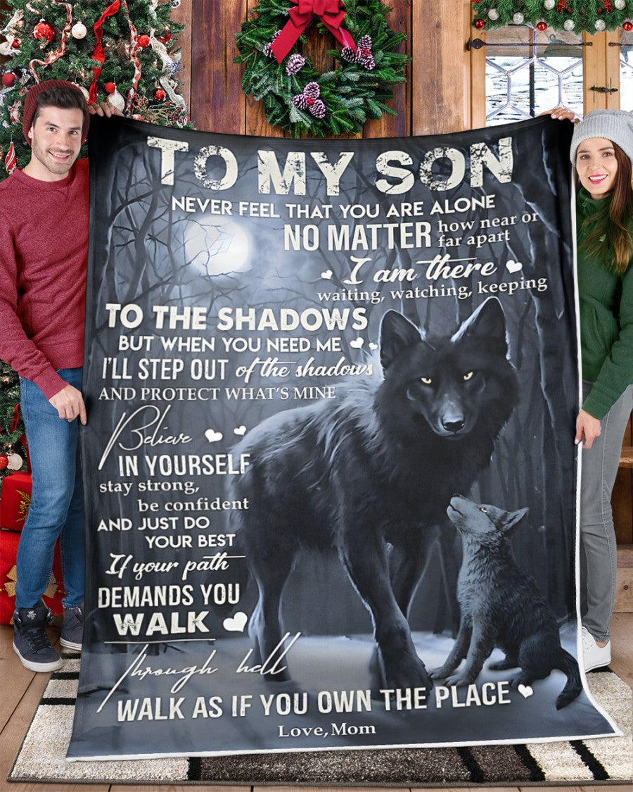 To My Son Blanket- From Mom-HLT00 (SKUB12-74)
