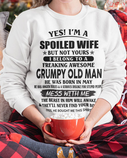 Grumpy Old Man May ��� Perfect gift for your wife From Husband ��� HLT05 (
