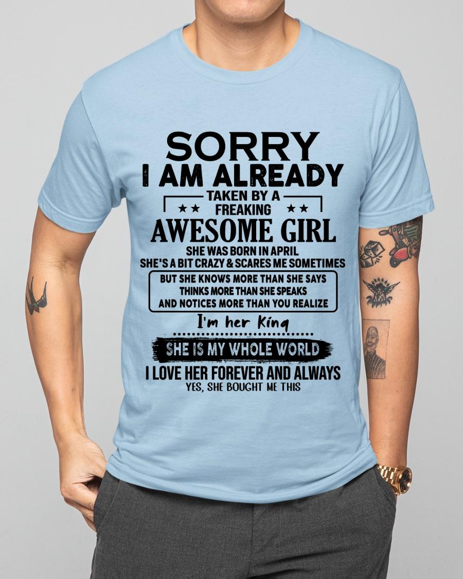 April - Awesome Girl born in April - Special gift for your boyfriend - From Wife kien04 (SKU.AT16)