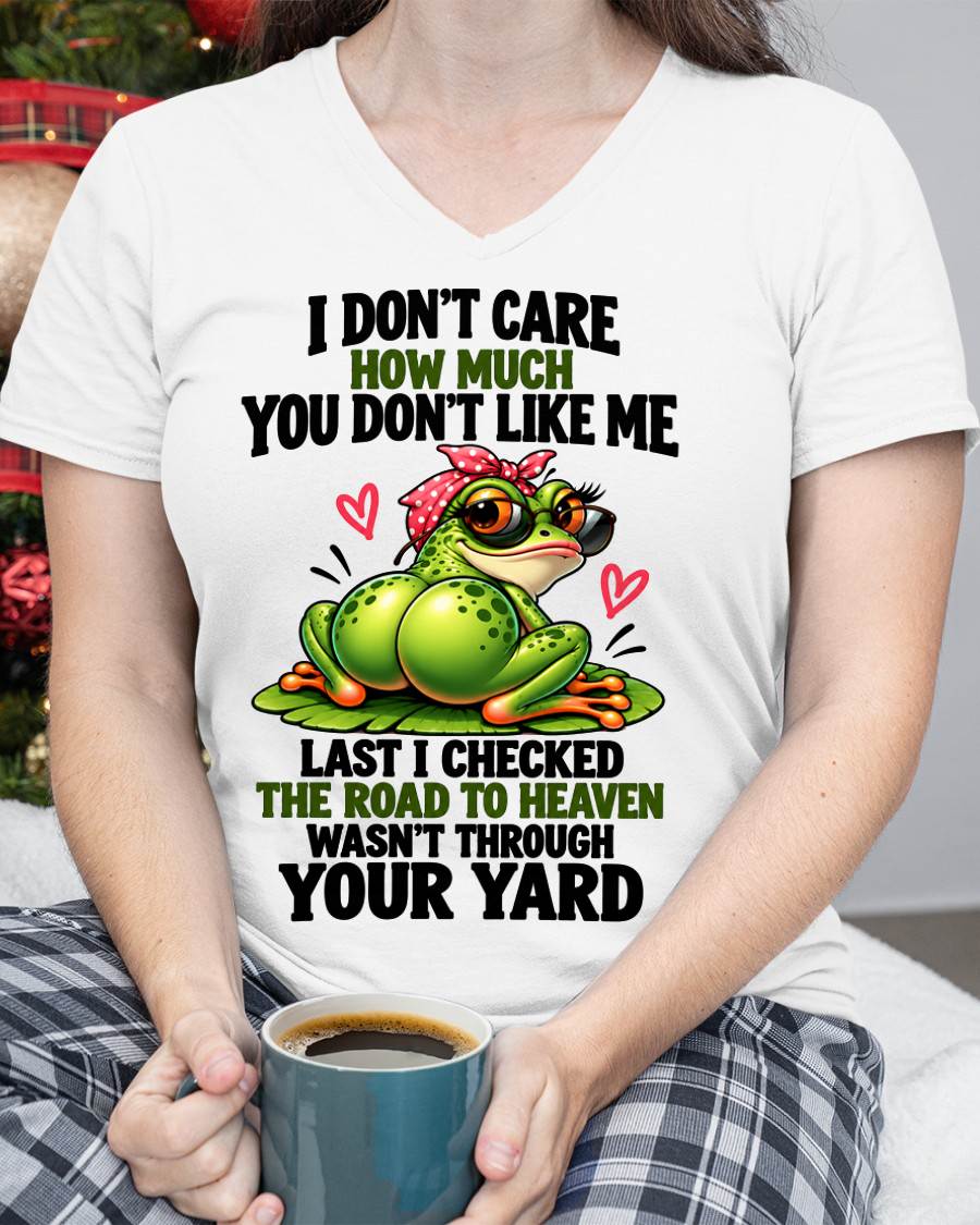 I DON'T CARE HOW MUCH YOU DON'T LIKE ME - SHIRT FOR WOMEN - HLT00 (SKU2610-523)