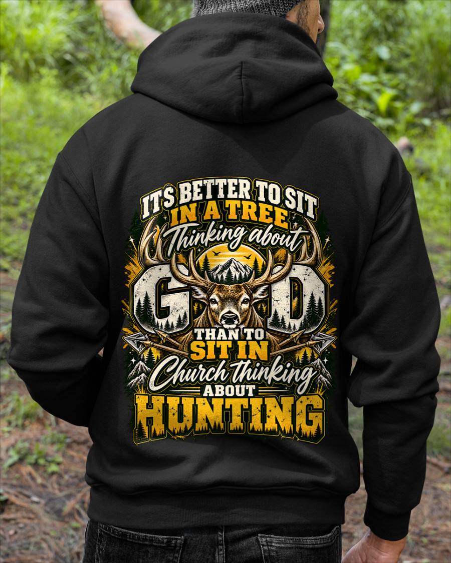 HUNTING IN THE WILD, THINKING OF GOD - SHIRT FOR MEN - HLT00 (SKU2609-99)