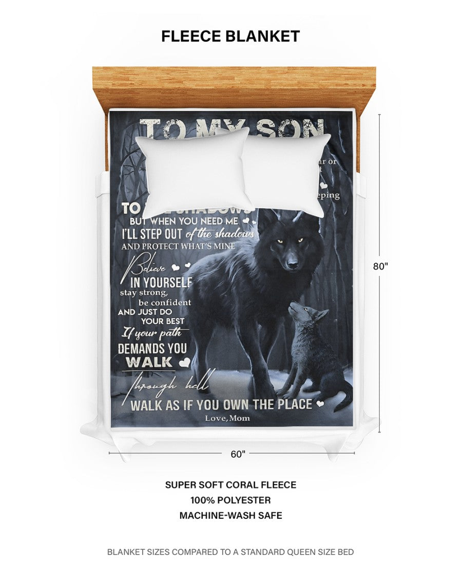 To My Son Blanket- From Mom-HLT00 (SKUB12-74)