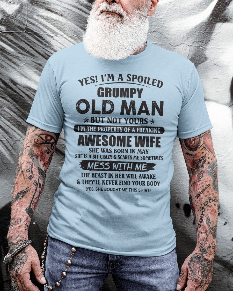 Awesome wife May - Perfect gift for husband from wife - kien05 (SKU96-68-05)