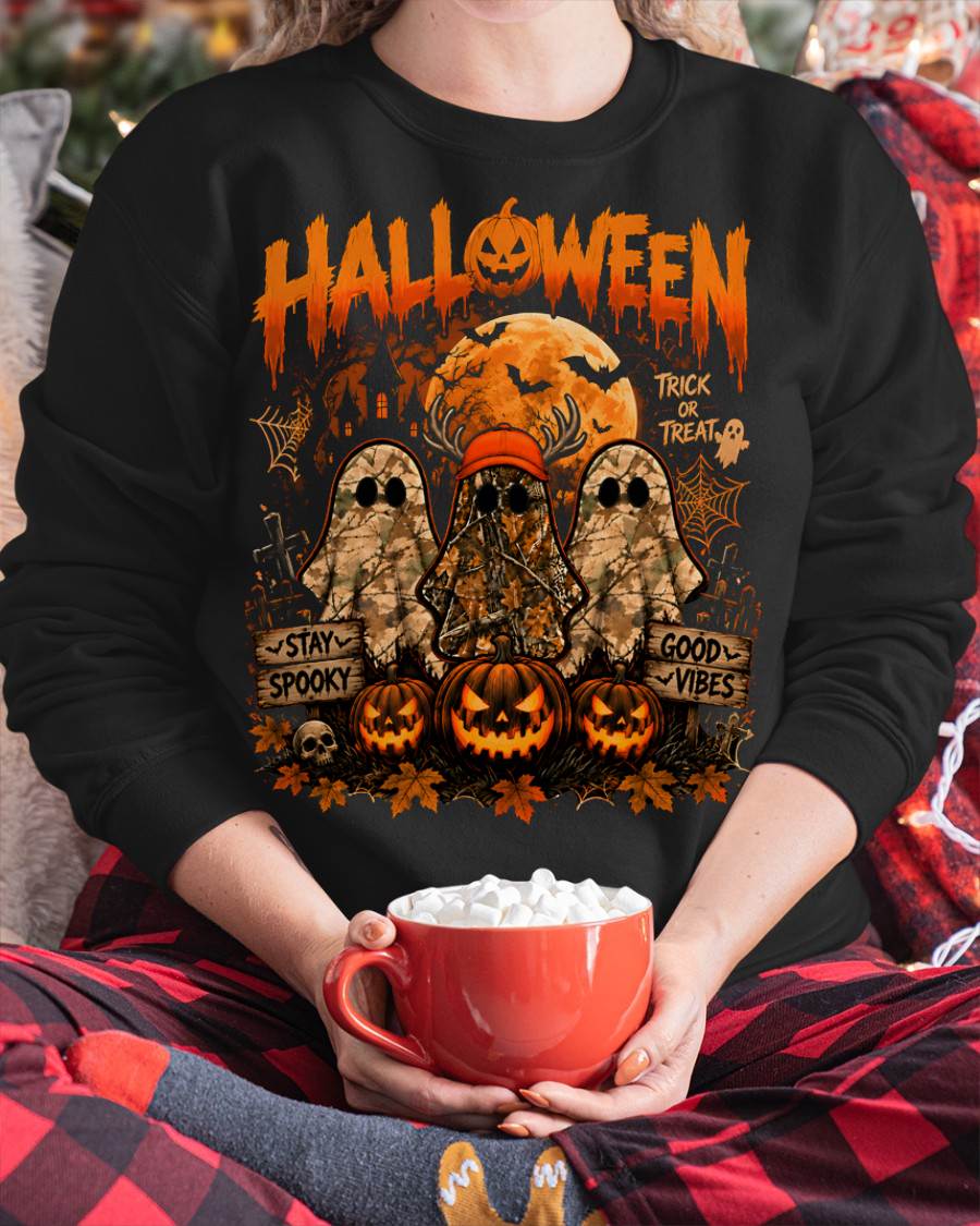 SPOOKY SEASON IS HERE - SHIRT FOR WOMEN - HLT00 (SKU2609-258)