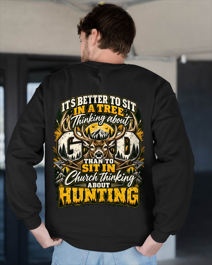 HUNTING IN THE WILD, THINKING OF GOD - SHIRT FOR MEN - HLT00 (SKU2609-99)