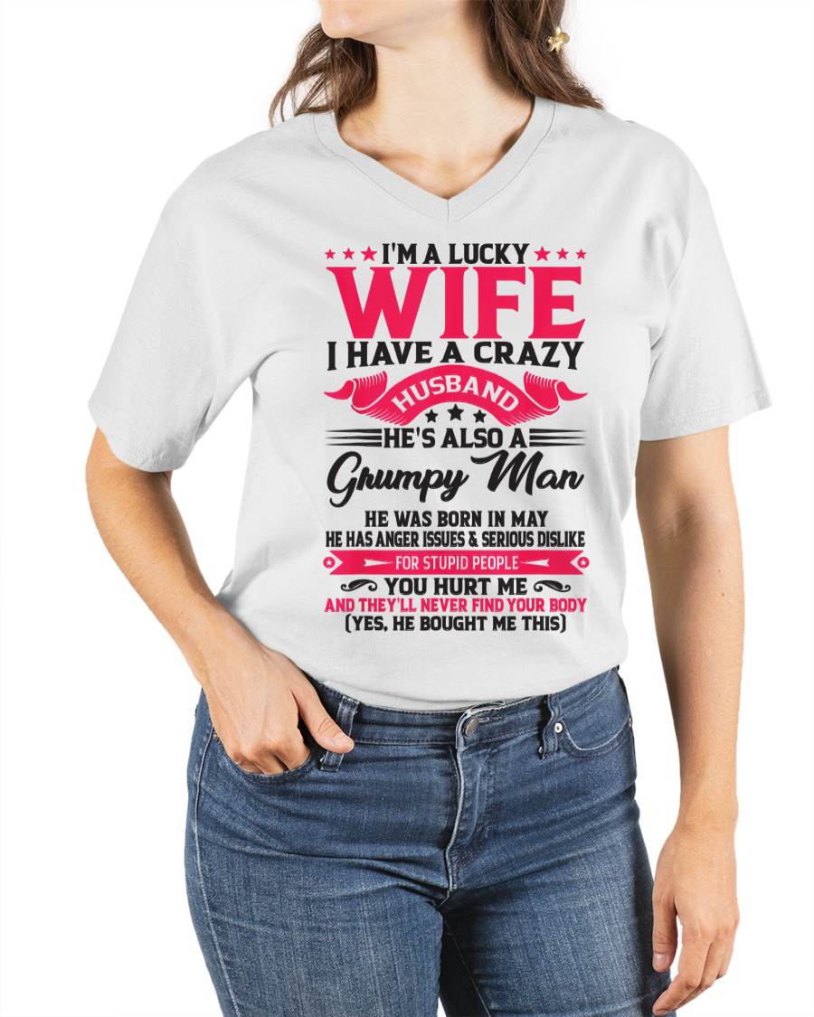 MAY - TO MY WIFE - I'M A LUCKY WIFE - GIFT FROM HUSBAND - HLT05 (SKU10-136-05)
