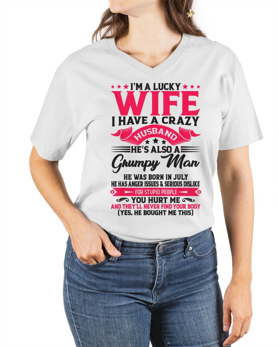 JULY - TO MY WIFE - I'M A LUCKY WIFE - GIFT FROM HUSBAND - HLT07 (SKU10-136-07)