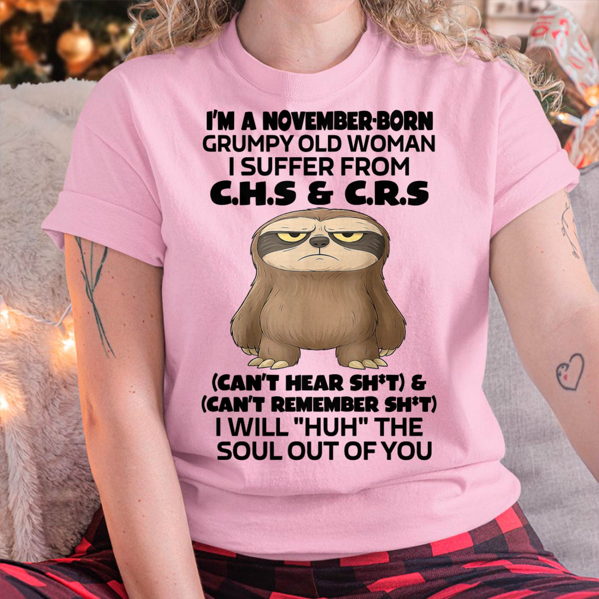 November - Grumpy Old Woman - Birrthday Gift For Women - HLT11 (SKU09-21-11)