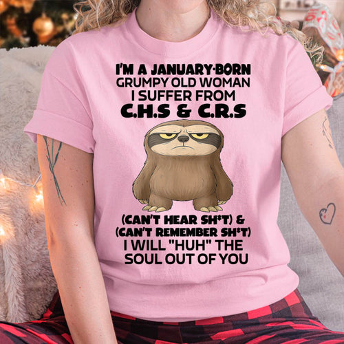 January - Grumpy Old Woman - Birrthday Gift For Women - HLT01 (SKU09-21-01)