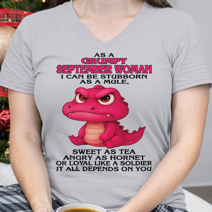 September - Grumpy Old Woman - Perfect Gift For Women - HLT09 (SKU09-31-09)